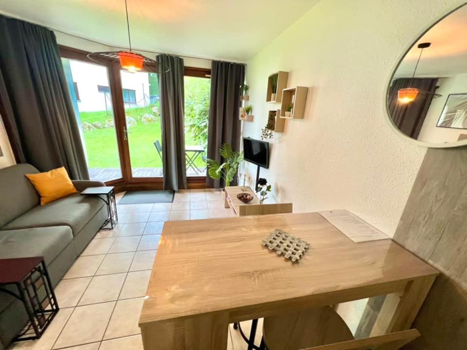 Joli Studio Cosy, Vue Magnifique Et Terrasse Privee Gérardmer Eksteriør billede